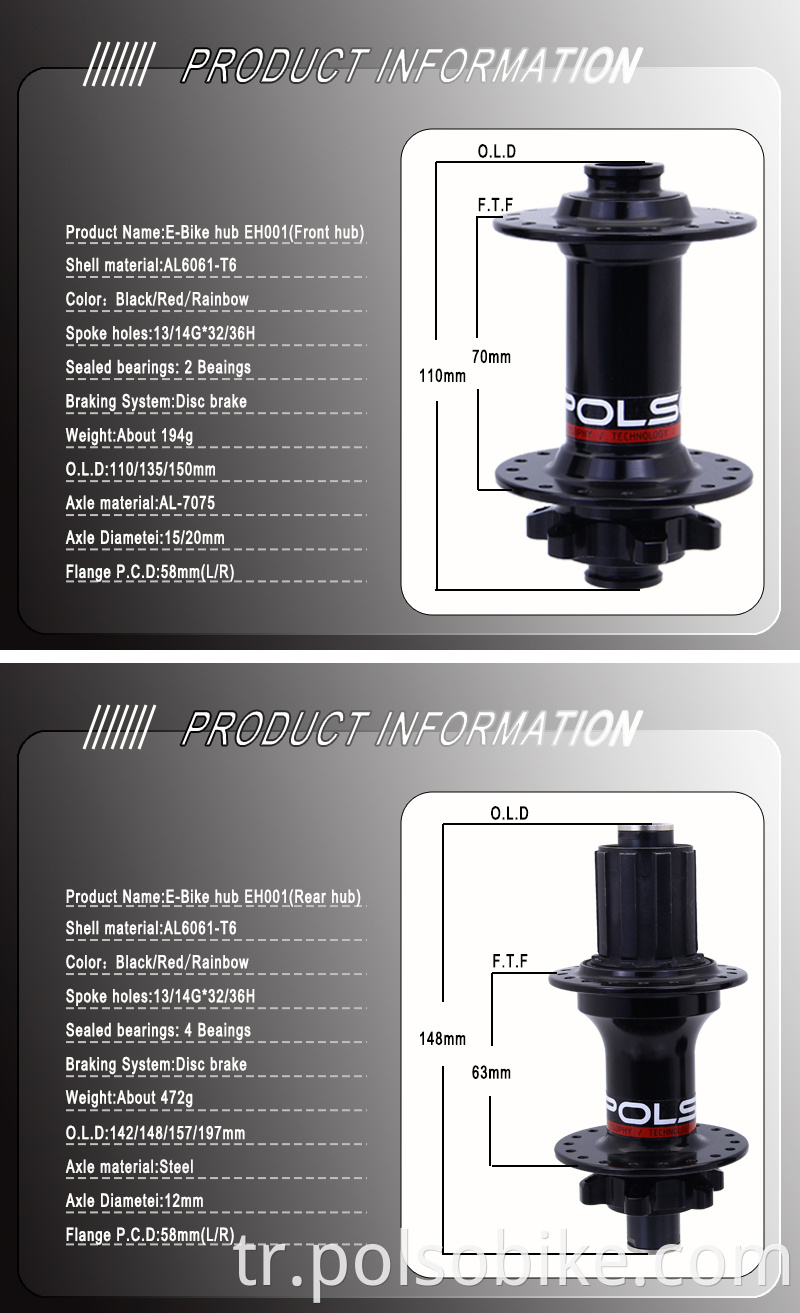 4 bearing MTB hub